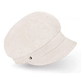 copy of Gray Linen Costanza Newsboy Cap - Traclet