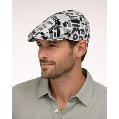 Curved Cap Cotton Bang Letters - Traclet | Chapellerie Traclet