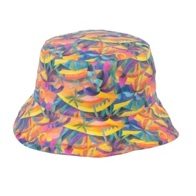 Telia Multicolour Printed Cotton Rain Bob Hat - Mtm | ref 23412Chapellerie Traclet