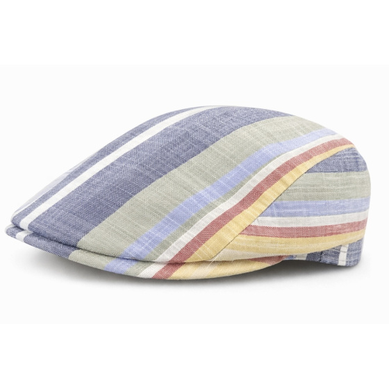 Flat Multicolor Linen Cap UPF 40+ - City Sport