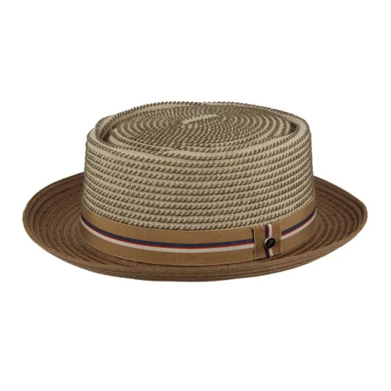 PorkPie Indian Wells Paper Hat Brown - Flechet