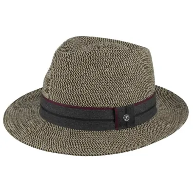 Chapeau Fedora Les chaumes Papier Paille - Flechet Reference : 23449| Chapellerie Traclet