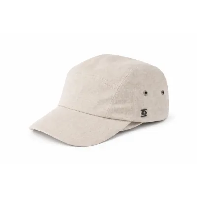 5 Panel Cap Tristel Cotton Beige - MTM ref 16055 chapellerie traclet