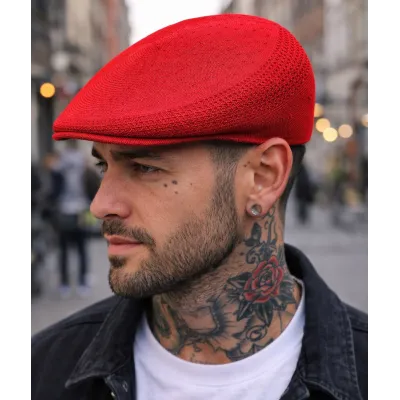 Beret Casquette Tropic 504 Rouge - Kangol
