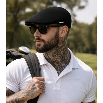 Bomboo 507 Black Cap - Kangol Reference: 4596 | Traclet Hat Shop