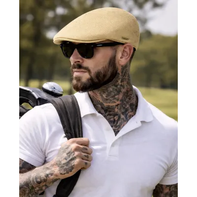 Kangol Bamboo 507 Cap - Beige Reference: 19921| Traclet Hat Shop