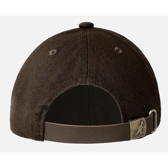 Washed Baseball Cotton Cap Brown - Kangol