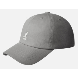 Casquette Washed Baseball Coton Grise - Kangol