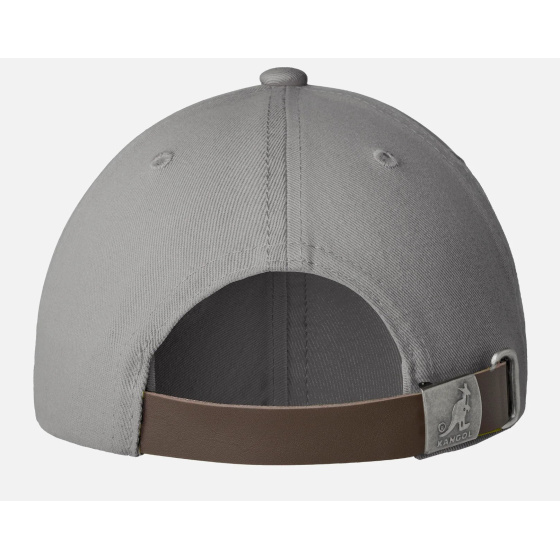 Kangol Washed Baseball Cotton Grey Cap