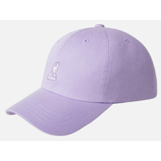 Kangol Washed Baseball Cotton Lilac Cap