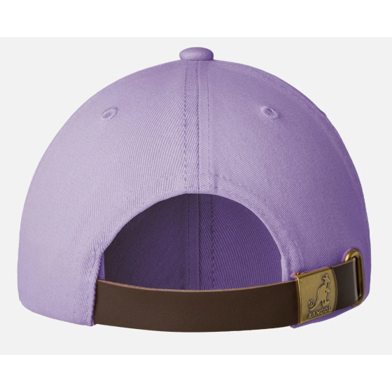 Casquette Washed Baseball Coton Lilas - Kangol