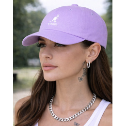 Kangol Washed Baseball Cotton Lilac Cap