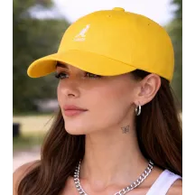 Casquette Washed Baseball Coton Lemon - Kangol