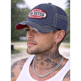 Casquette Baseball Moto Club Denim - Von Dutch