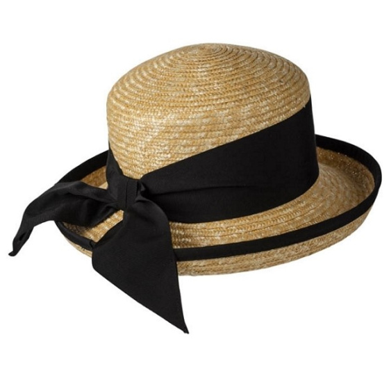 Yanna Natural Straw Breton Hat - Traclet