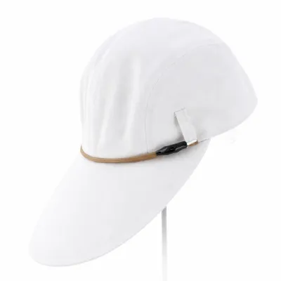 Casquette Grande Visière Marlin Blanche Made In France - Crambes réf 23499 - chapellerie traclet
