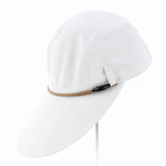 Large Peak Cap Marlin White Made In France - Crambes