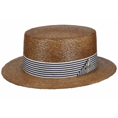 Chapeau Canotier Gouda Paille UPF 40+ - Stetson