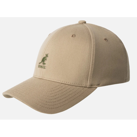 Wool Baseball Flexfit Cap Beige - Kangol