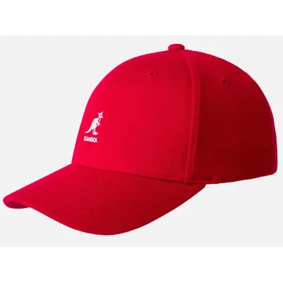 Wool Baseball Flexfit Red Cap - Kangol Reference : 23509| Chapellerie Traclet