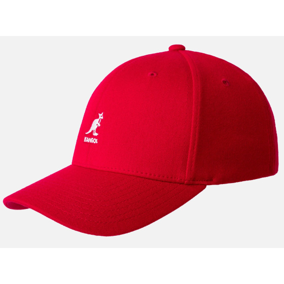 Wool Baseball Flexfit Red Cap - Kangol
