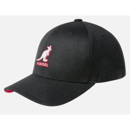 Baseball 3D Wool Flexfit Black Cap - Kangol