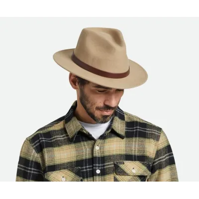 Messer Wool Felt Hat Beige - Brixton Reference: 16569 | Traclet Hat Shop