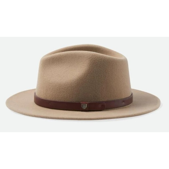 Messer Wool Felt Hat Beige - Brixton
