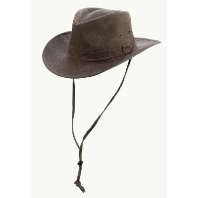 Chapeau Safari Jackson Coton Marron UPF 50+ - Scippis - Traclet  Reference : 23514| Chapellerie Traclet