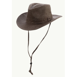 Safari Jackson Cotton Brown Hat UPF 50+ - Scippis - Traclet