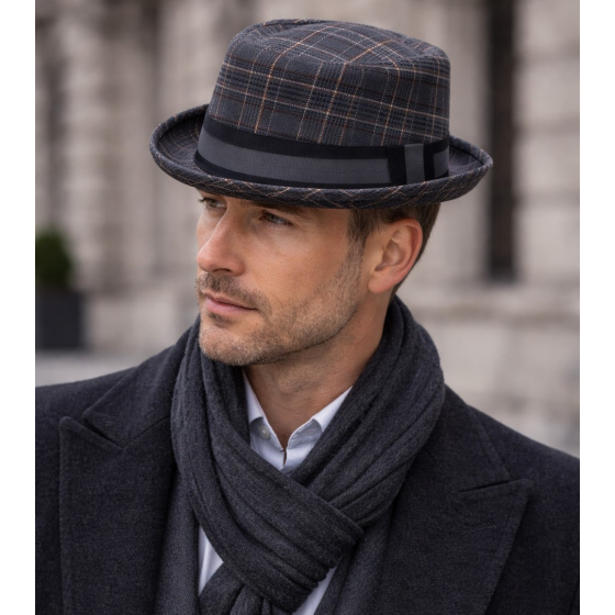 Chapeau Porkpie Andrea Gris - Traclet