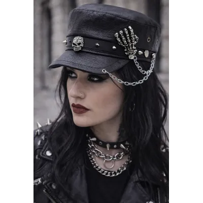 Casquette Marin Punk Noire - Traclet