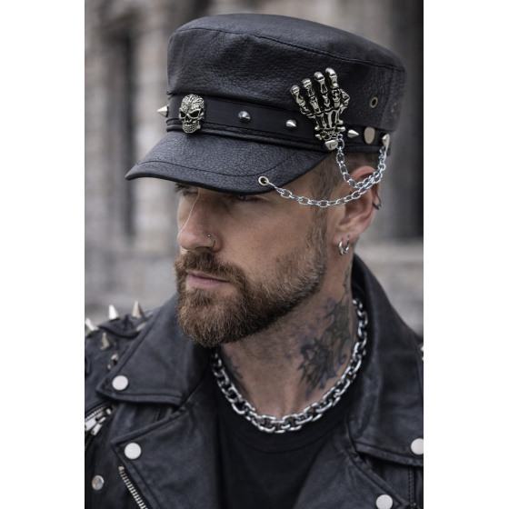 Casquette Marin Punk Noire - Traclet