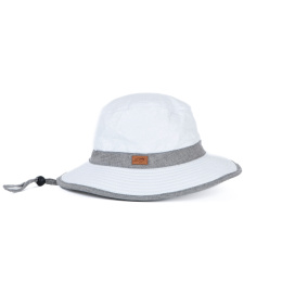 Natural Bob Hat Audenge White & Mouse Grey - Soway