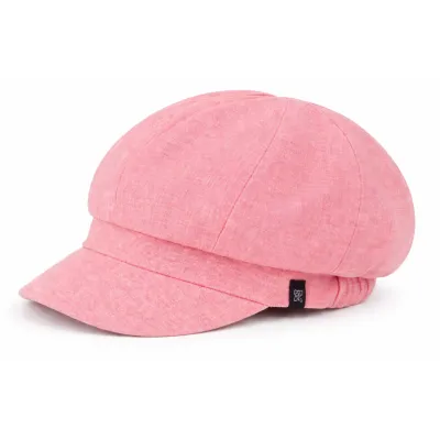 Casquette Gavroche Esma Lin Réversible Fraise & Indigo - MTM