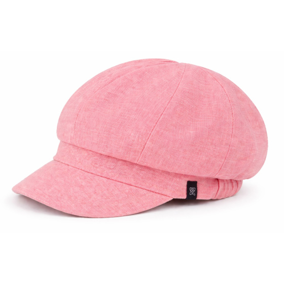 Gavroche Esma Linen Reversible Cap Strawberry & Indigo - MTM