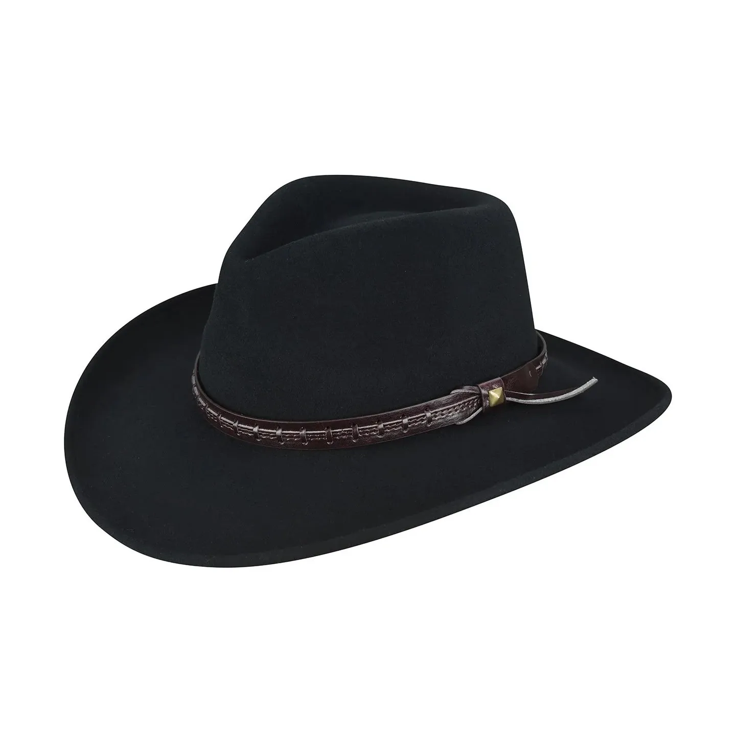 Chapeau Traveller Firehole LiteFelt Feutre Noir - Bailey