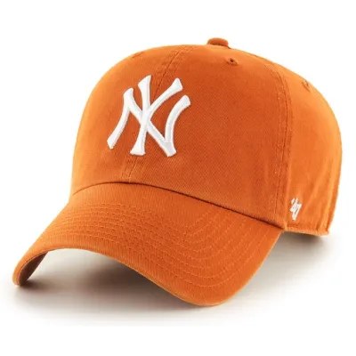 Cap 47 CAP MLB NEW YORK YANKEES CLEAN UP Orange   Reference: 23573| Chapellerie Traclet