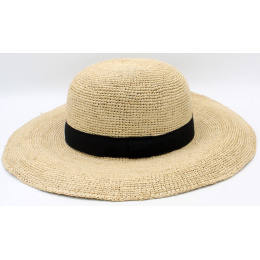 Louise Raphia Crochet Sun Hat - Traclet