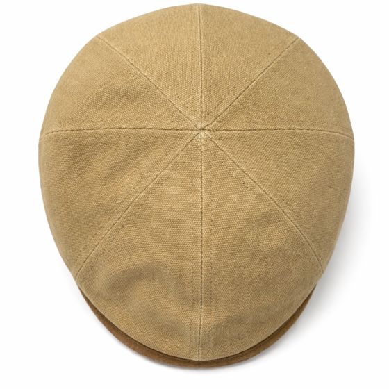 Casquette Plate Taranto Canvas Coton Beige UPF 50+ - Traclet