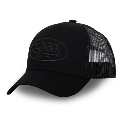 Casquette Trucker Log Noire - Von Dutch  Reference : 23617| Chapellerie Traclet