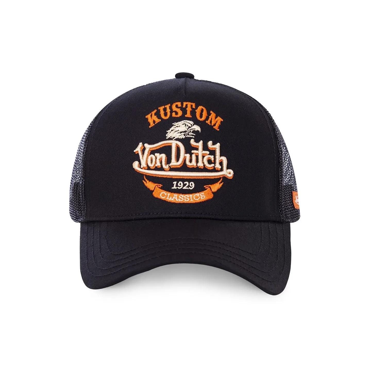 Casquette Baseball Kustom Noire - Von Dutch  Reference : 23618| Chapellerie Traclet