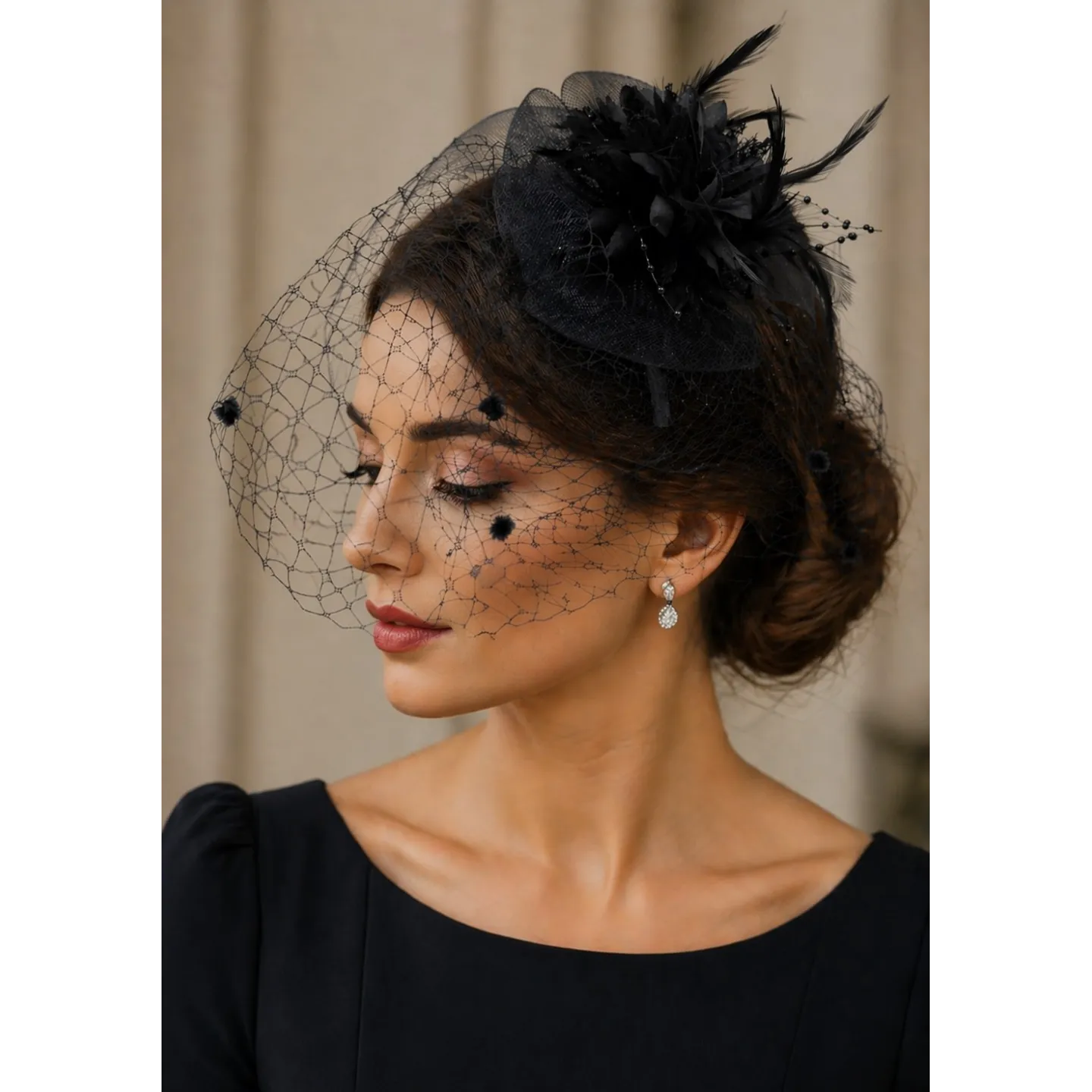 Jacqueline Ceremony Headband - Traclet Reference: 23625| Chapellerie Traclet