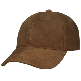 Fevy Cognac Leather Baseball Cap - Stetson