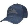 Trucker St James's Denim Leather Cap - Stetson reference 23630 chapellerie traclet