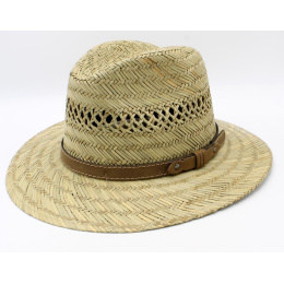 Chapeau Fedora Calogero Paille Naturelle - Traclet