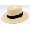 Chapeau Forme Gambler Anatola Raffia - Traclet   Reference : 23635| Chapellerie Traclet