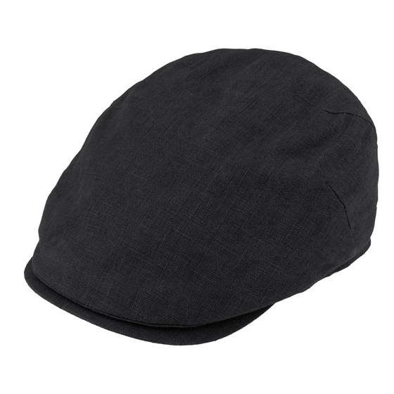 Casquette Plate Valerio Lin Noire - Traclet
