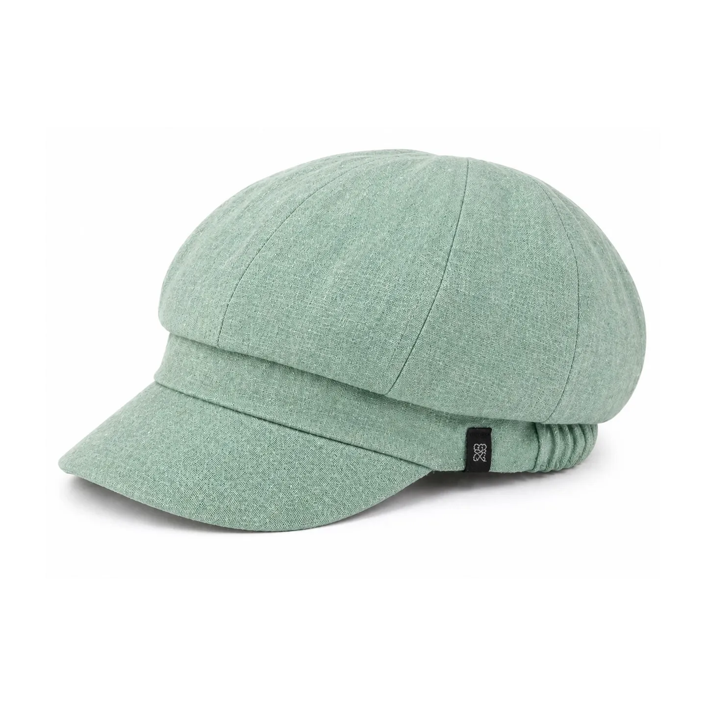 Casquette Gavroche Esma Lin Réversible Lin & Emeraude - MTM  | réf 23644 Chapellerie Traclet
