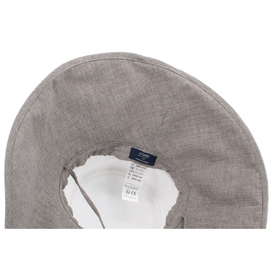 XXL Summer Capeline White & Mouse Grey UPF 50+ - Soway